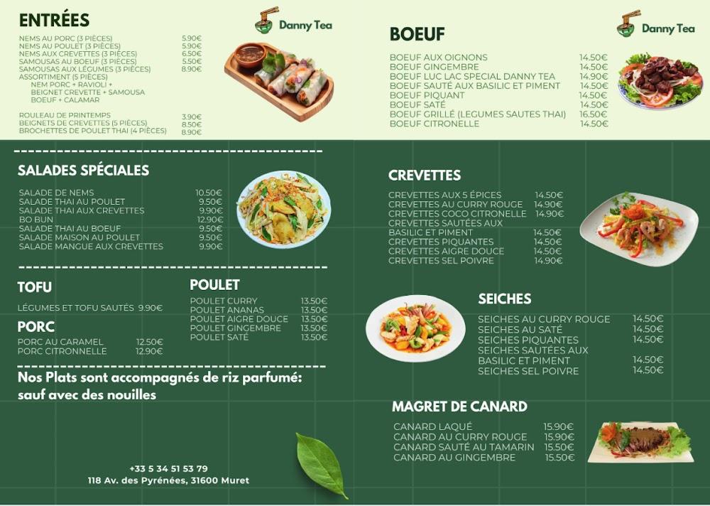 Danny Tea - Menu Image 1