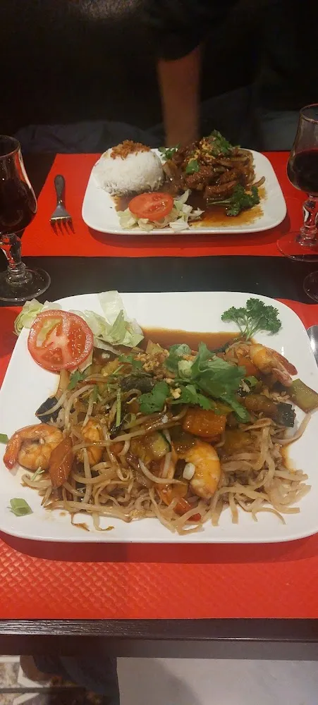 Nouilles Sautées Aux Crevettes